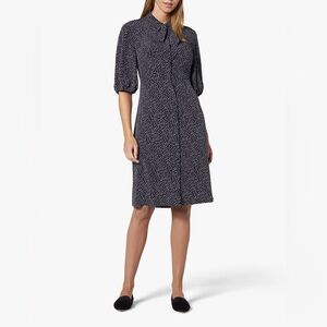 L.K.Bennett Tillila Silk Star Print Tea Dress